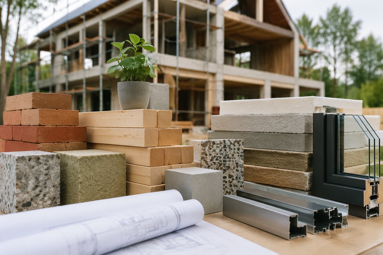 Bouwmaterialen voor nieuwbouwprojecten: wat je moet weten
